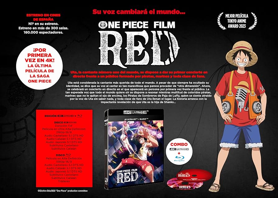 ONE PIECE - ワンピース　FILM RED Blu-ray Amazon.co.jp: ONE PIECE FILM REDスタンダード・エディション